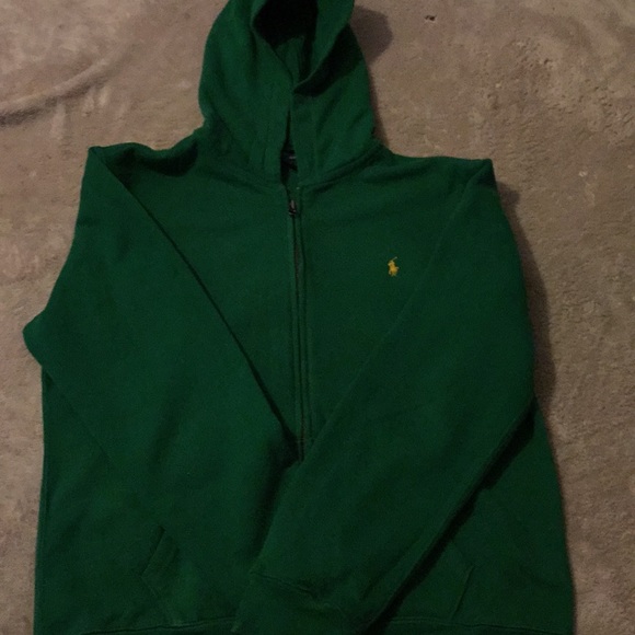 Polo Ralph Lauren Other - green polo zipper hoodie